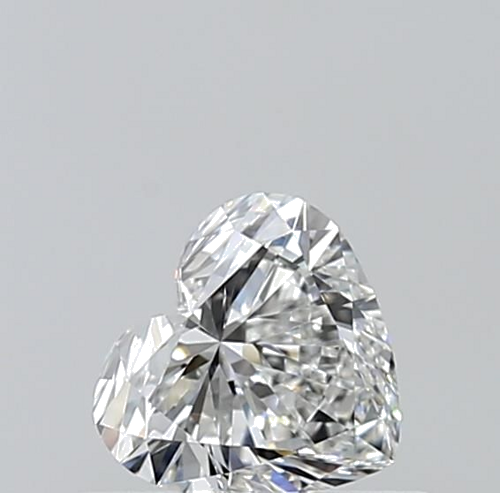0.41 carat F-IF Natūralus Heart Deimantas (1)
