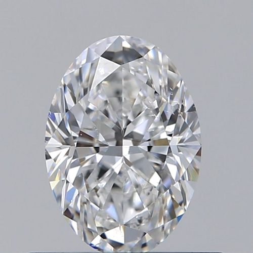 0.6 carat E-SI1 Natūralus Oval Deimantas (1)