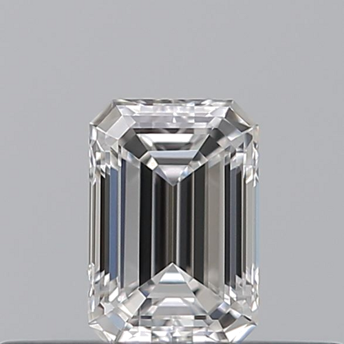 0.23 carat D-VVS2 Natūralus Emerald Deimantas (1)