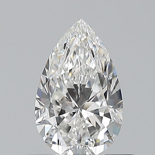 0.6 carat F-VS1 Natūralus Pear Deimantas (1)