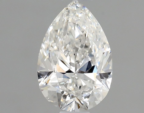 0.53 carat F-SI2 Natūralus Pear Deimantas (1)