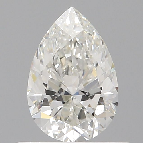 0.5 carat H-VVS2 Natūralus Pear Deimantas (1)