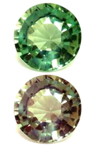 0.39 carat GREEN Round Alexandrite (1)