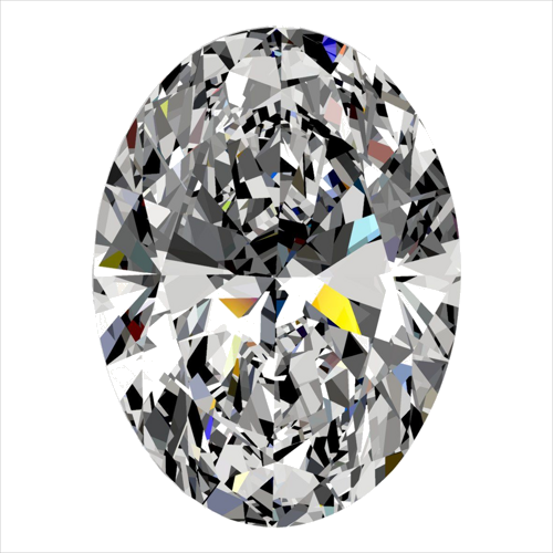 0.3 carat H-VS2 Natūralus Oval Deimantas (1)