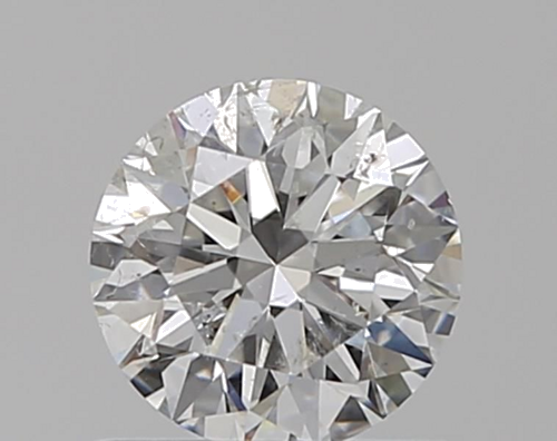 0.59 carat F-SI2 Excellent cut Natūralus Round Deimantas (1)