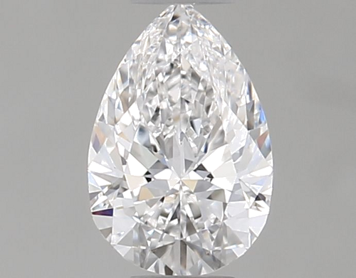 0.42 carat E-VVS1 Natūralus Pear Deimantas (1)