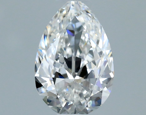 0.5 carat E-IF Natūralus Pear Deimantas (1)
