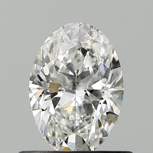 0.62 carat E-SI1 Natūralus Oval Deimantas (1)