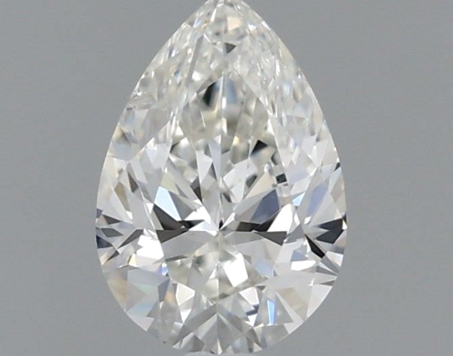 0.55 carat H-SI1 Natūralus Pear Deimantas (1)