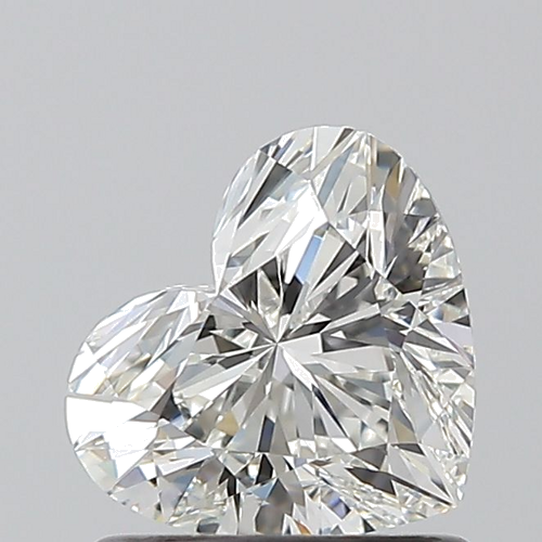 0.9 carat H-VVS2 Natūralus Heart Deimantas (1)
