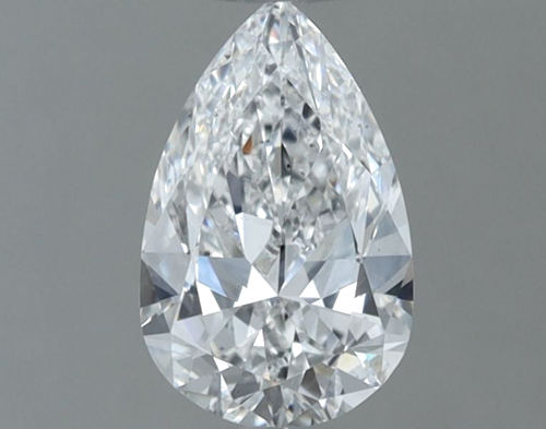 0.6 carat E-SI1 Natūralus Pear Deimantas (1)