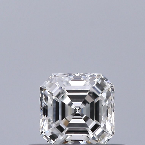 0.32 carat F-VVS2 Natūralus Asscher Deimantas (1)