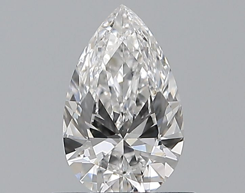 0.5 carat E-VVS2 Natūralus Pear Deimantas (1)
