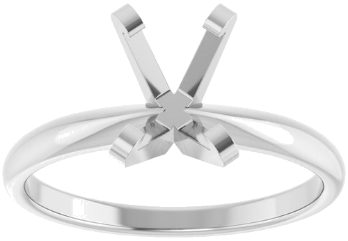 Sužadėtuvių Žiedas „Solitaire“ 585 Baltojo Aukso Emerald 7mm x 5mm (3)