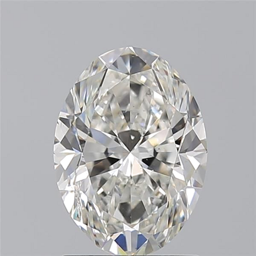 1.7 carat H-SI2 Natūralus Oval Deimantas (1)