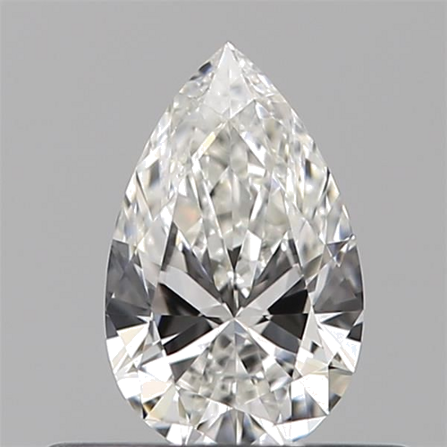0.32 carat G-IF Natūralus Pear Deimantas (1)