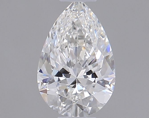 0.3 carat F-VVS2 Natūralus Pear Deimantas (1)