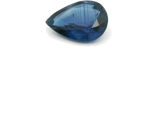 0.69 carat BLUE Pear Safyras (1)