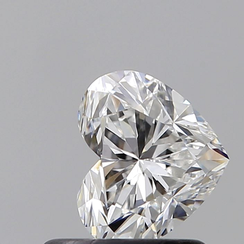 0.74 carat E-VS1 Natūralus Heart Deimantas (1)