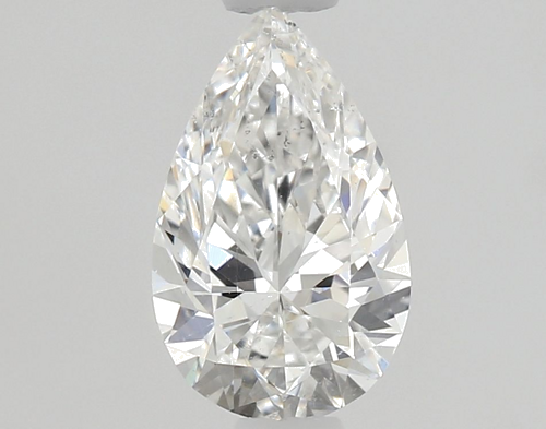 0.52 carat F-SI2 Natūralus Pear Deimantas (1)