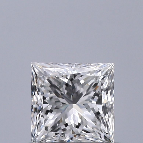 0.5 carat E-VVS2 Natūralus Princess Deimantas (1)