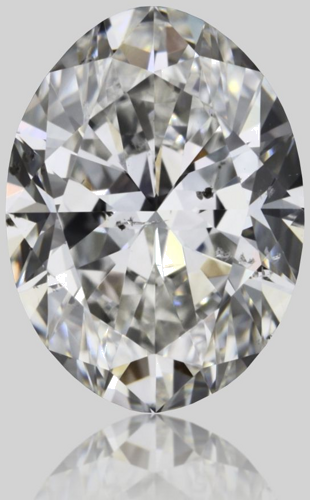 0.7 carat H-SI2 Natūralus Oval Deimantas (1)