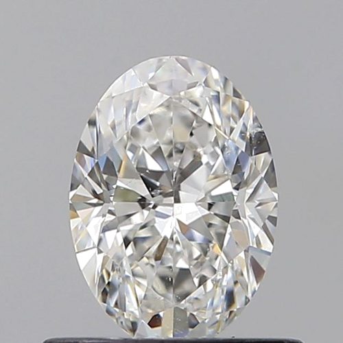 0.6 carat G-SI1 Natūralus Oval Deimantas (1)