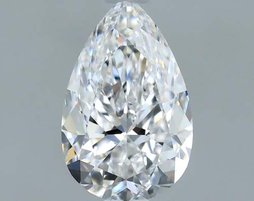 0.5 carat E-VVS1 Natūralus Pear Deimantas (1)