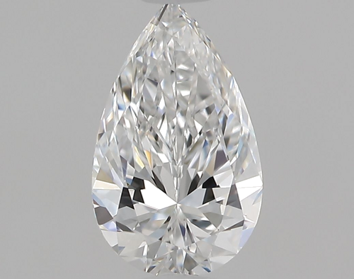 0.6 carat E-IF Natūralus Pear Deimantas (1)