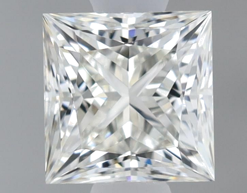 0.66 carat J-VVS1 Natūralus Princess Deimantas (1)