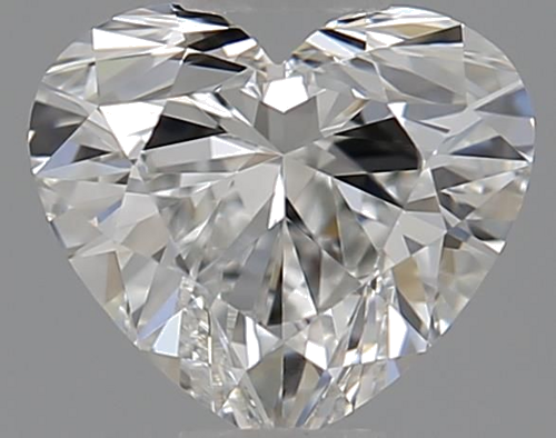0.42 carat F-VVS1 Natūralus Heart Deimantas (1)