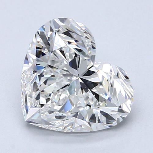 3.01 carat F-VS1 Natūralus Heart Deimantas (1)