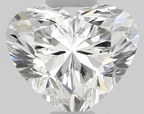 0.53 carat E-VS2 Natūralus Heart Deimantas (1)