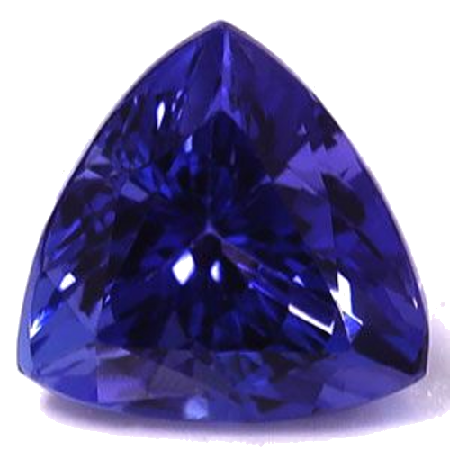 2.39 carat BLUE Trilliant Tanzanite (1)