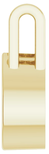 Pakabukas „Solitaire“ 585 Geltonojo Aukso Pear Shape 9mm x 6mm (3)