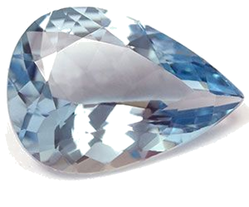 3.74 carat BLUE Pear Aquamarine (1)