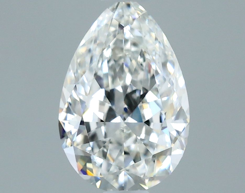0.51 carat F-VS2 Natūralus Pear Deimantas (1)