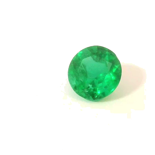0.31 carat GREEN Round Smaragdas (1)