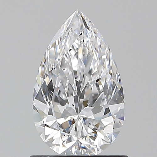 1.01 carat D-SI1 Natūralus Pear Deimantas (1)