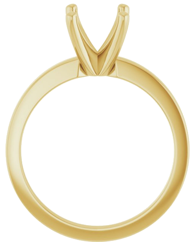 Sužadėtuvių Žiedas „Solitaire“ 585 Geltonojo Aukso Oval 9mm x 7mm (2)