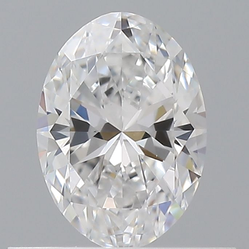 0.5 carat D-VVS2 Natūralus Oval Deimantas (1)