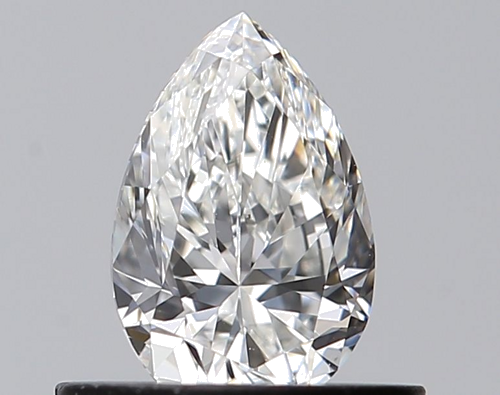 0.5 carat G-VS2 Natūralus Pear Deimantas (1)