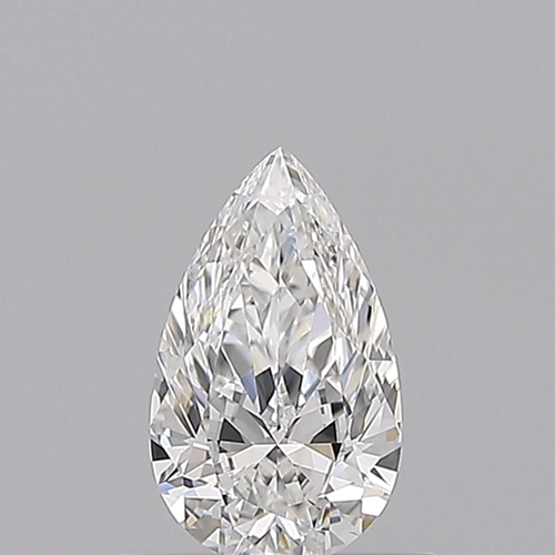 0.51 carat E-VVS2 Natūralus Pear Deimantas (1)