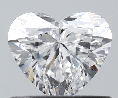 0.54 carat D-VVS1 Natūralus Heart Deimantas (1)