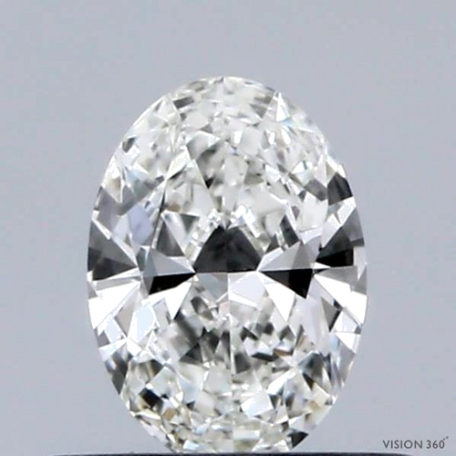 0.41 carat I-IF Natūralus Oval Deimantas (1)