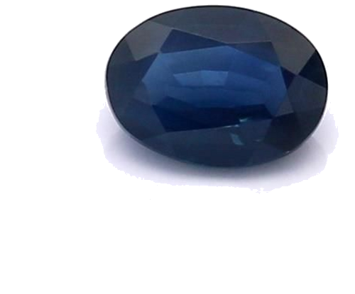 0.59 carat BLUE BRILLIANTSTEP cut Oval Safyras (1)