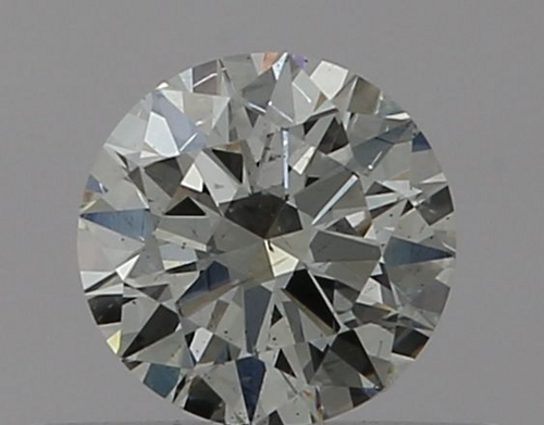 0.37 carat G-SI1 Excellent cut Natūralus Round Deimantas (1)