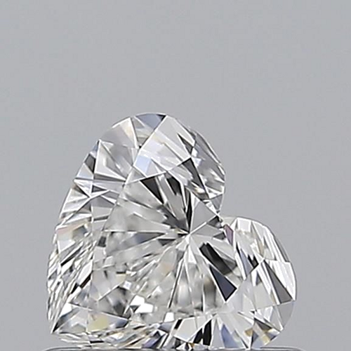 0.5 carat F-VS2 Natūralus Heart Deimantas (1)