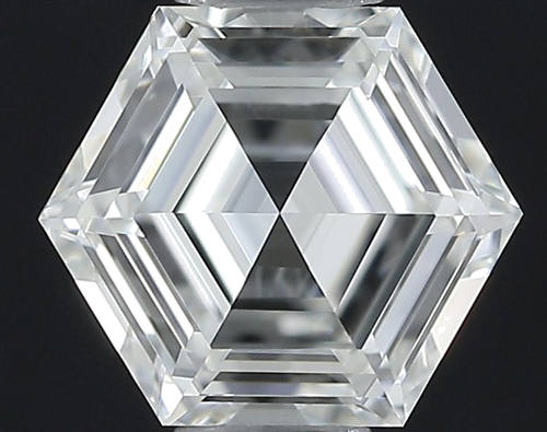 0.58 carat G-VVS2 Natūralus Hexagonal Deimantas (1)