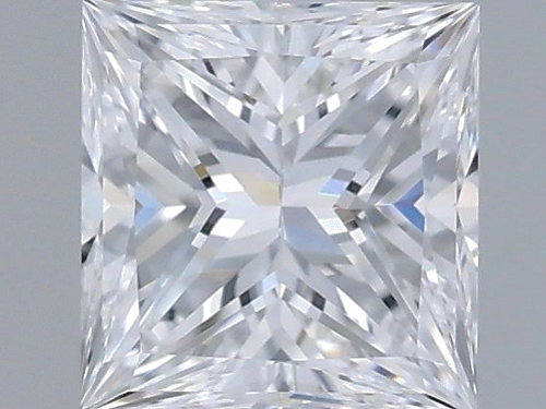 0.37 carat D-VVS1 Natūralus Princess Deimantas (1)